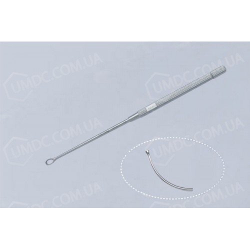В 2507 Зонд для пазух носу аround head,Ф2.5 mm вигнутий